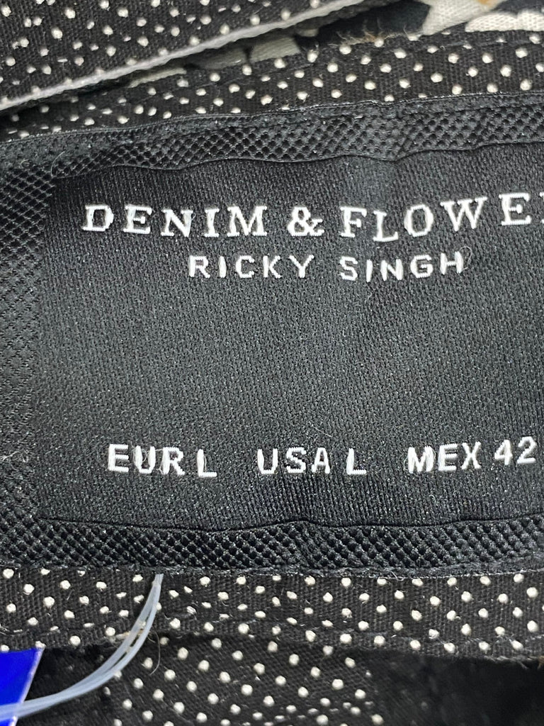 Denim & flower