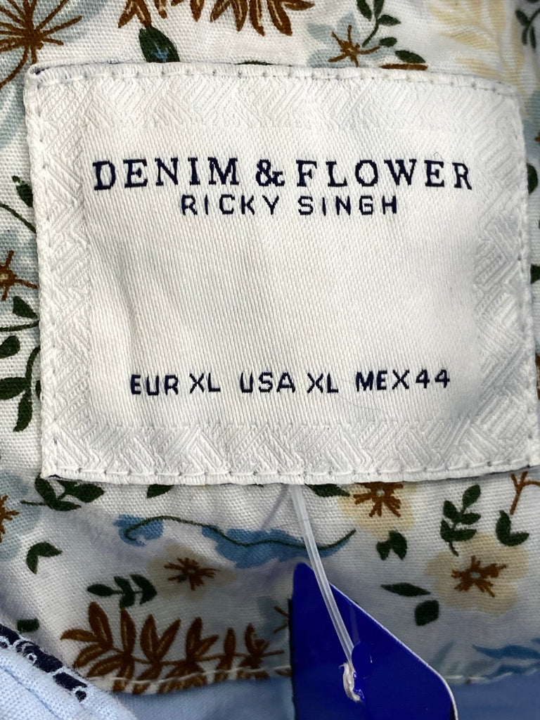 Denim & flower